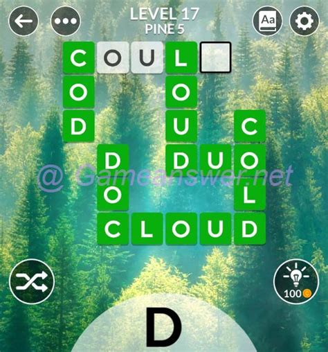 level 17 wordscapes|wordscape level 17 pine 5.